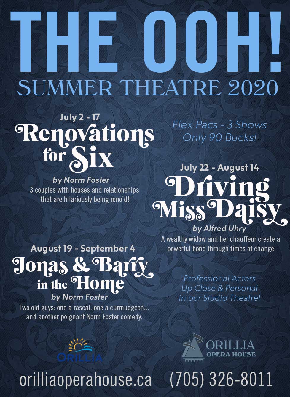 Live Professional Theatre Orillia Opera House